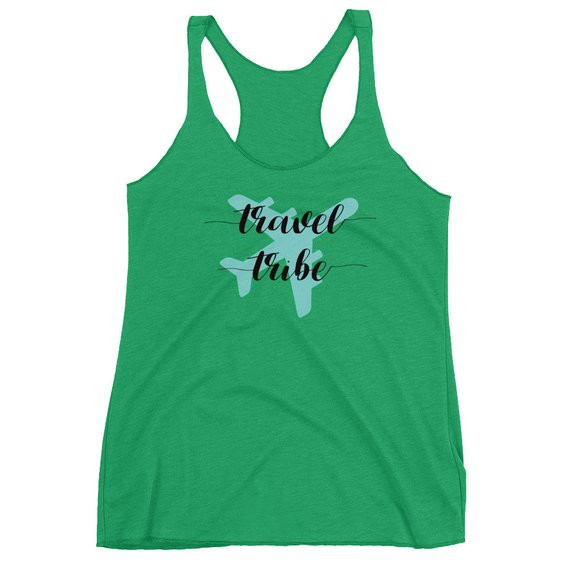 Thumbnail: Travel Tribe Tank w/ Black Font