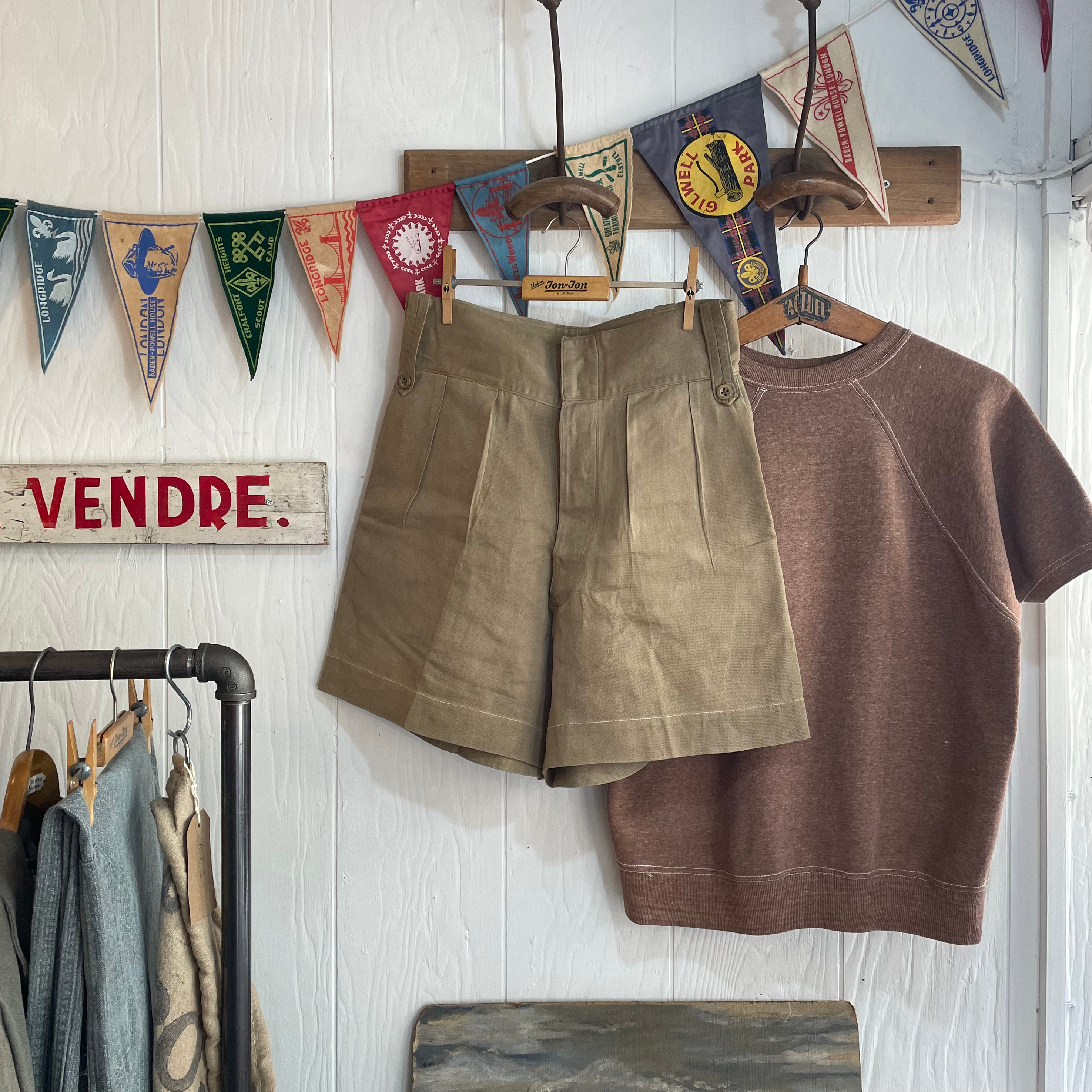 Vintage 1940s British Military Shorts W30”