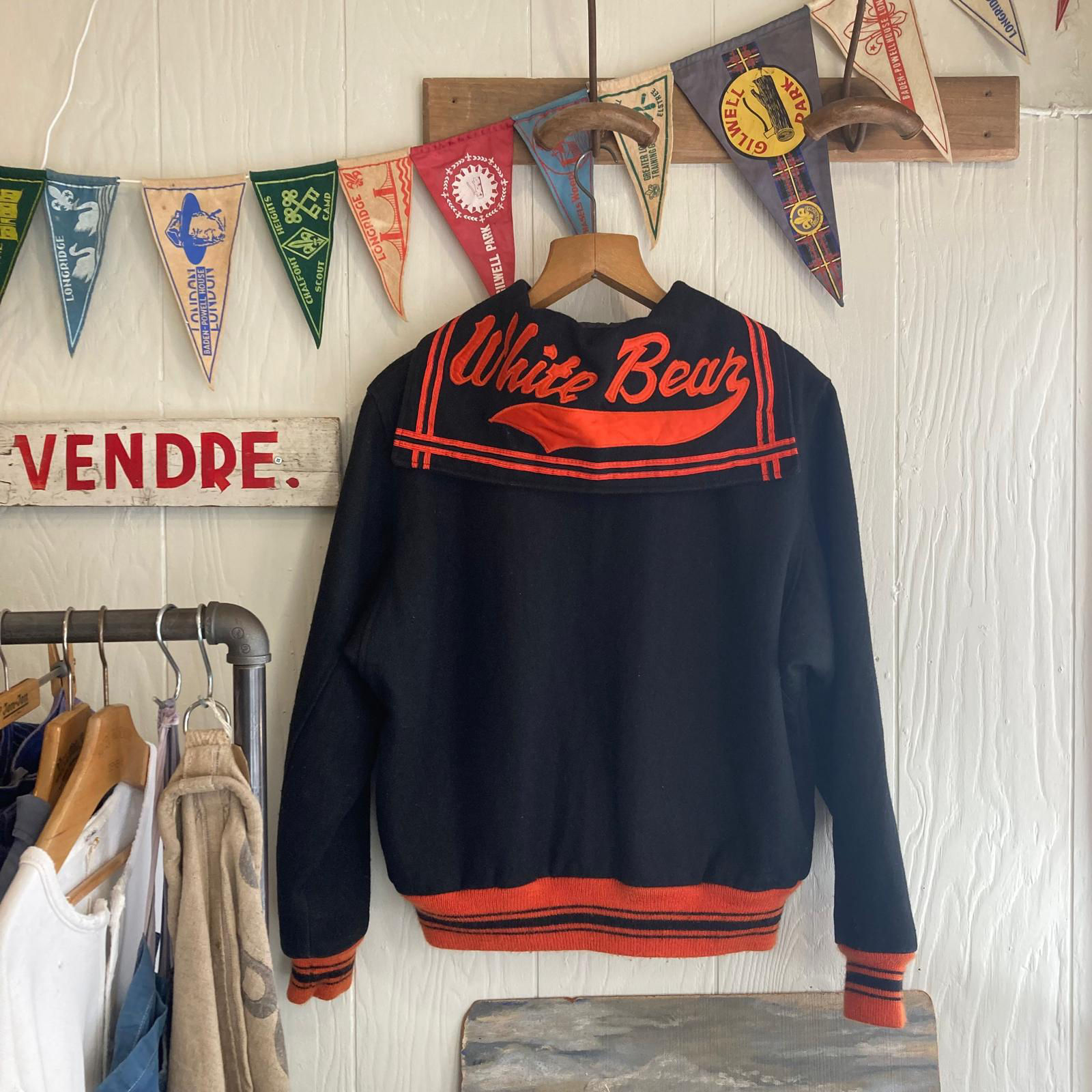 Vintage USA Butwin ‘White Bear’ Varsity Jacket M
