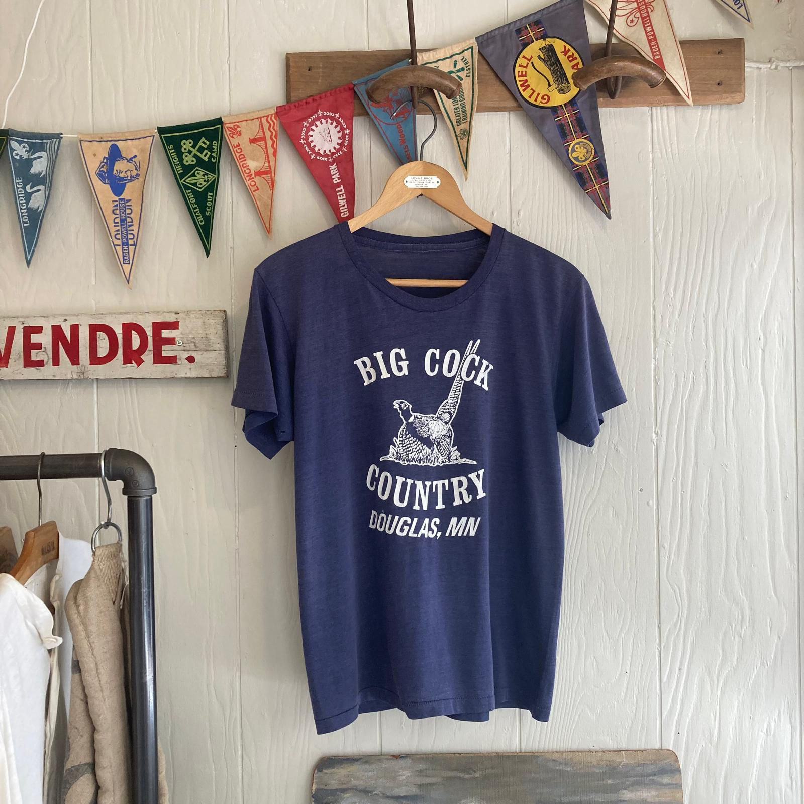 Vintage 1970s/80s USA Big Cock Country Tee- Shirt M