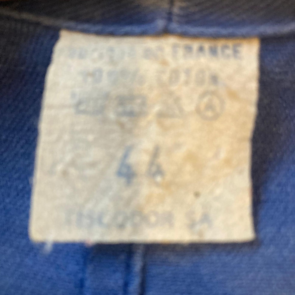 Thumbnail: Vintage French Long Workwear Jacket M