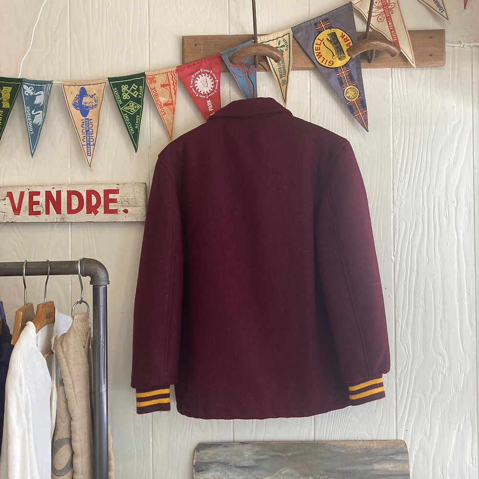 Thumbnail: Vintage USA 1970s Sport King ‘WVW’ Varsity Jacket S 