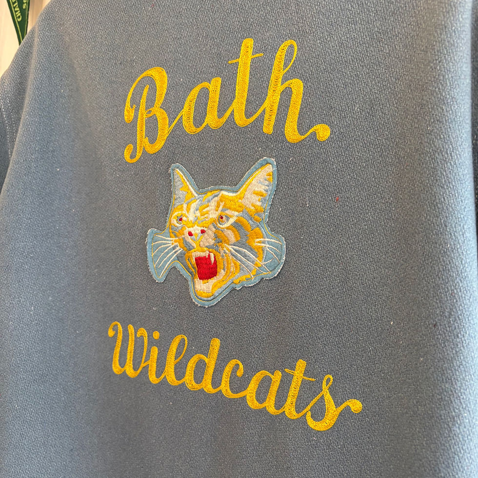 Thumbnail: Vintage 1978 USA Bath Wildcats ‘Mary’ Varsity Jacket M