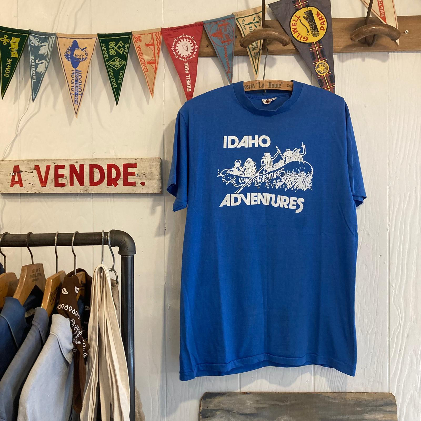 Vintage USA 1980s Idaho Adventures Souvenir Tee- Shirt M 