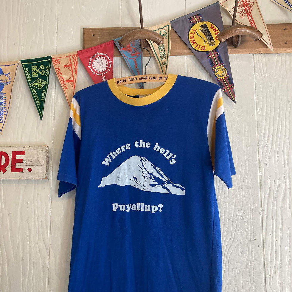 Thumbnail: Vintage 1980s USA ‘Where the Hell’s Puyallup?’ Tee- Shirt S