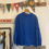 Thumbnail: Vintage French Cobalt Workwear Jacket L