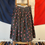 Thumbnail: True Vintage 1950s Leaf Print Cotton Skirt UK8 10 W28”