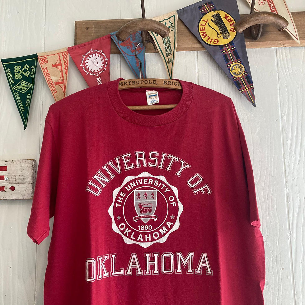 Thumbnail: Vintage 1990s University of Oklahoma Tee- Shirt XL