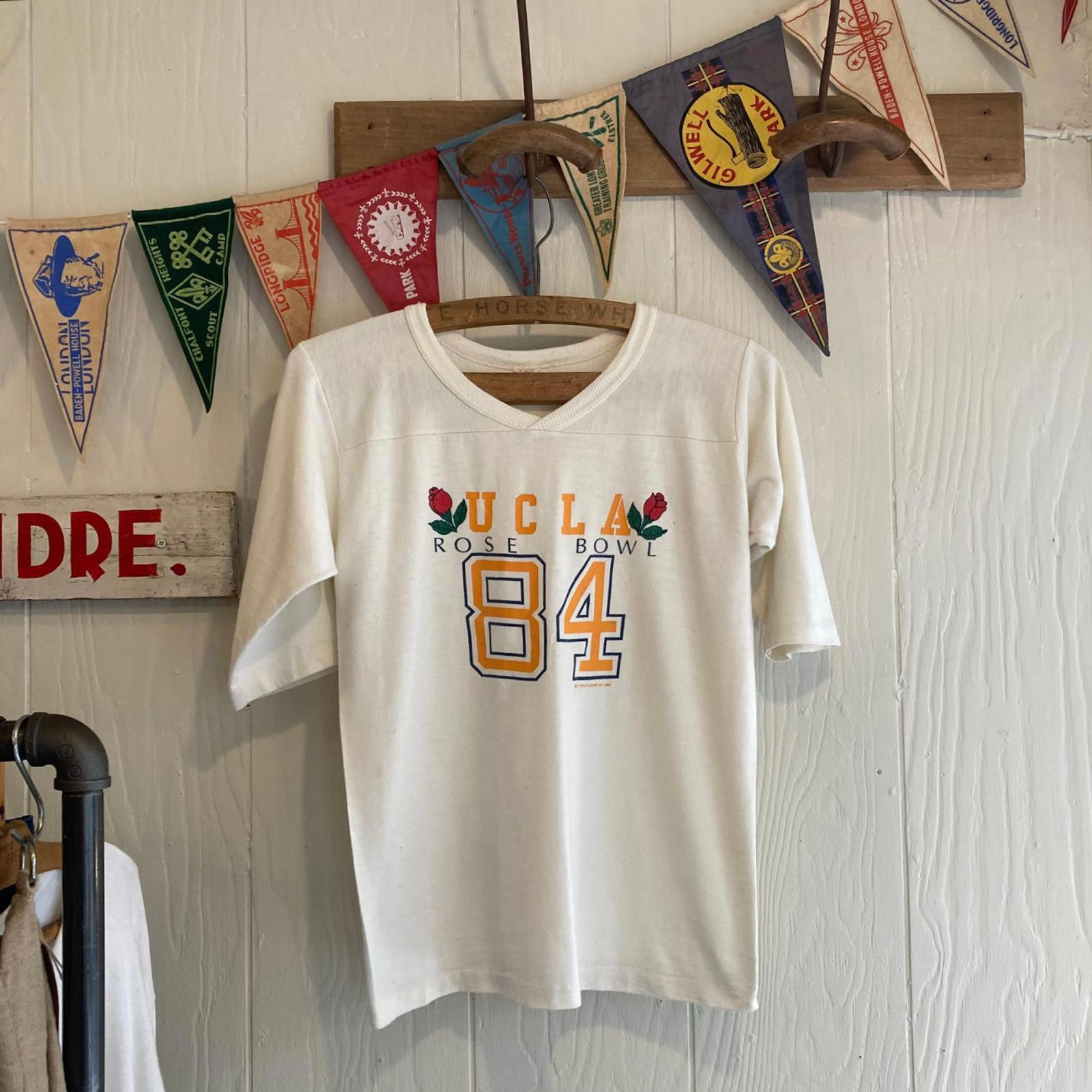 Vintage 1980s USA UCLA Los Angeles Rose Bowl Sports Jersey XS