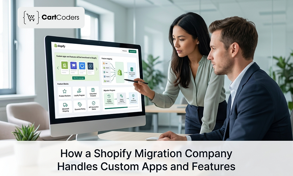 How a Shopify Migration Company Handles Custom Apps and Features