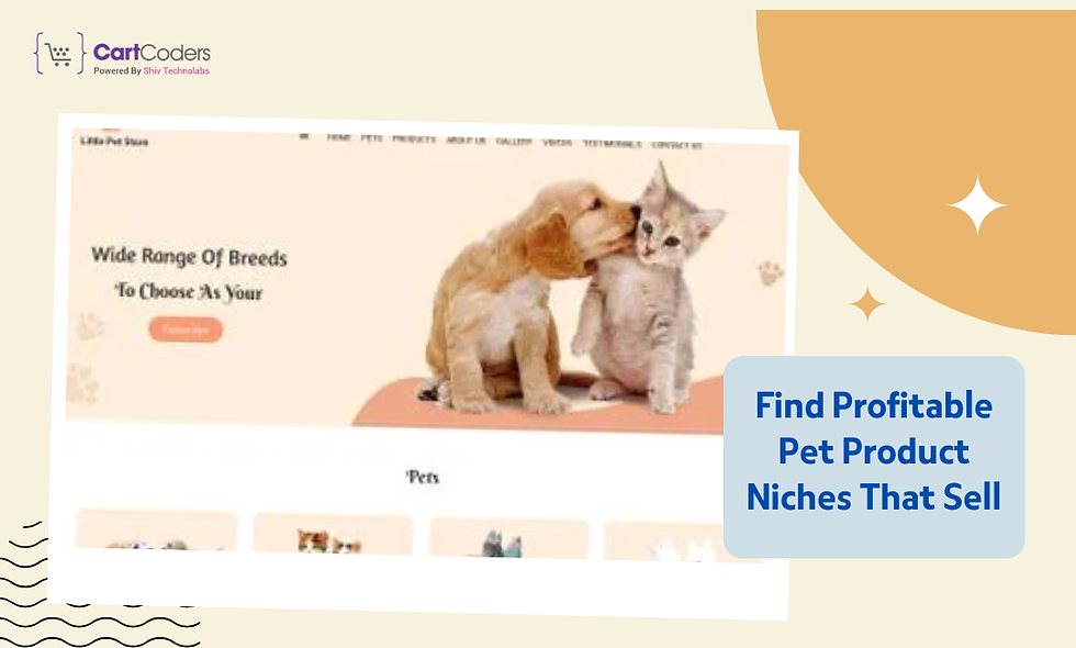 Find Profitable Pet Product Niches That Sell