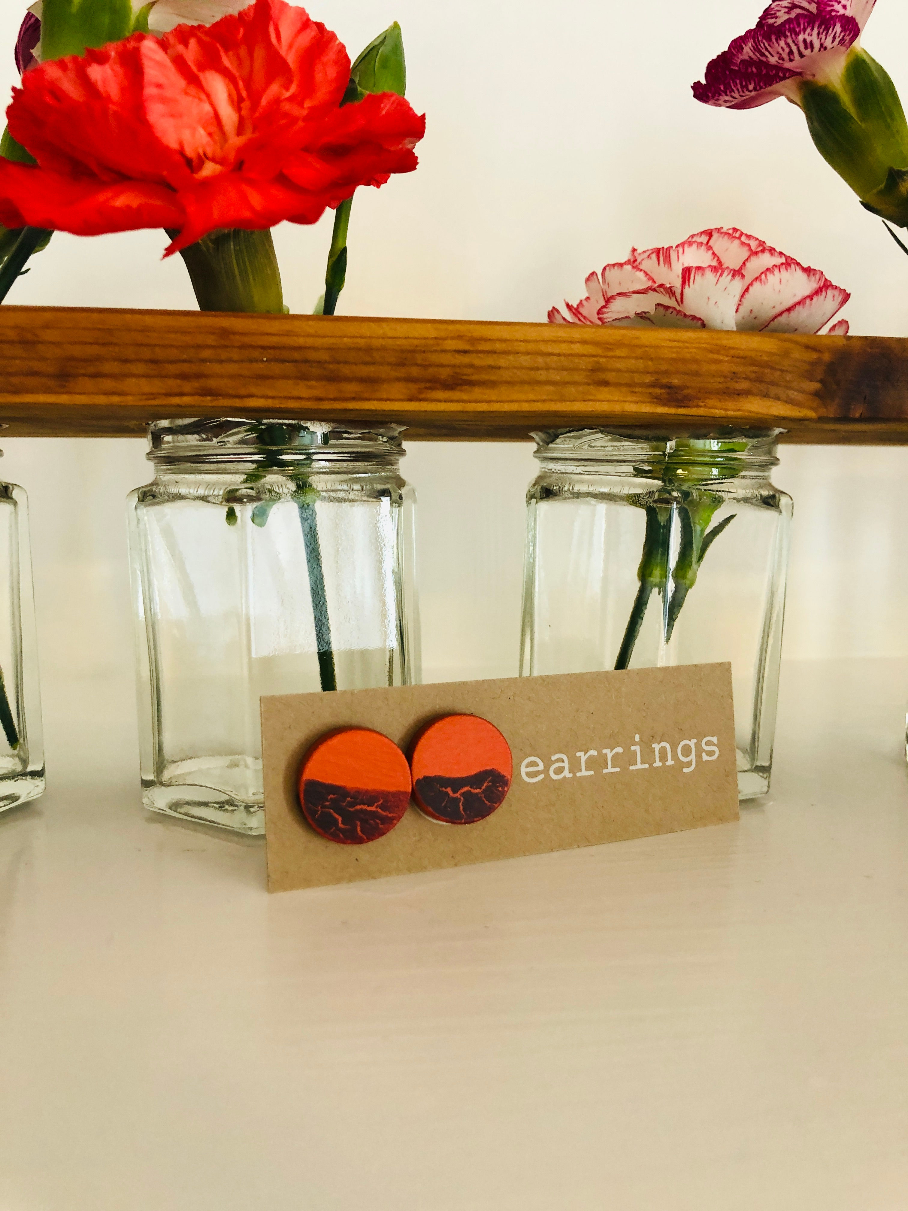 MINI Orange half crackle