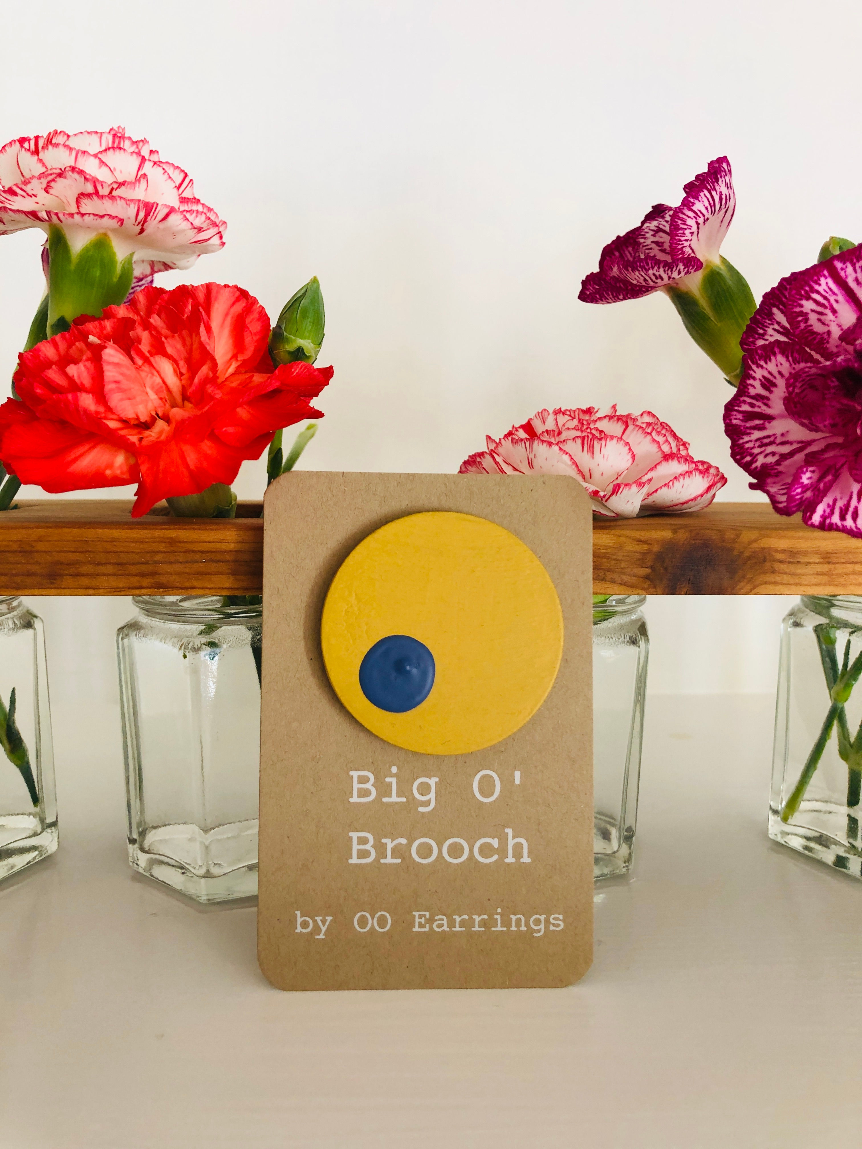 BROOCH Sandy lavender single drop