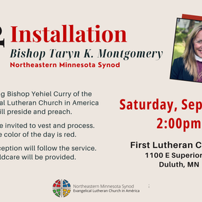 Installation of Bishop Taryn Montgomery