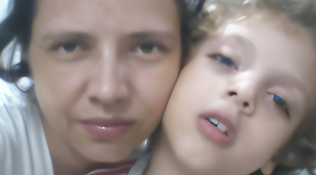 Evailde Cristina e Iury Almeida, em meados de 2009