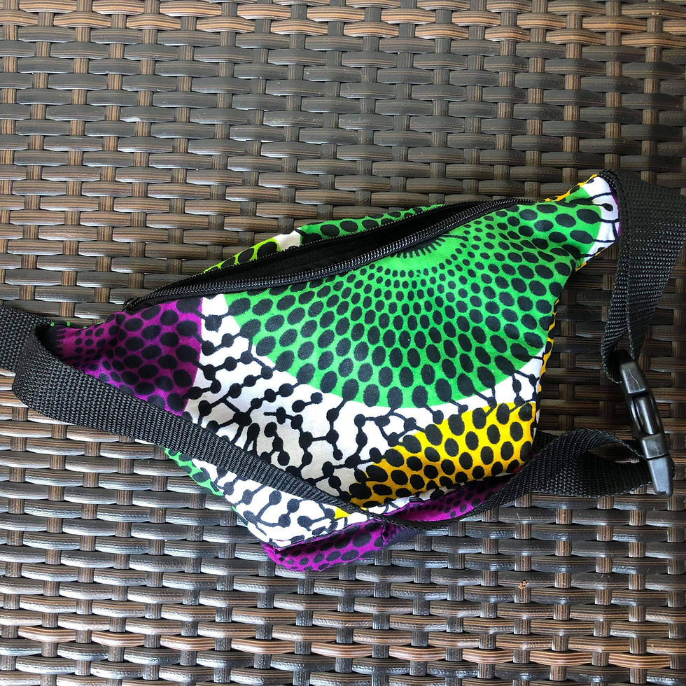 Thumbnail: Kitenge Waist Bag (Color Pop)