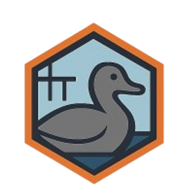 Grey Duck Studios Logo- Just The Duck