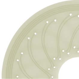 inductive rotor position sensor coil on a printed circuit board