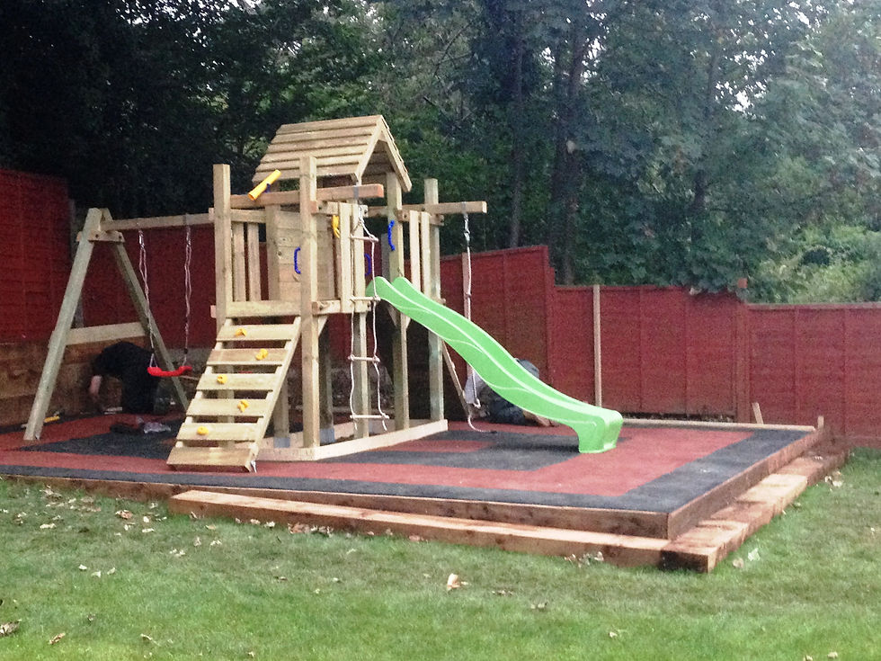 Playhouse in a Family Garden