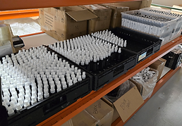 Bottling production line showcasing efficient packaging of cleaning products.
