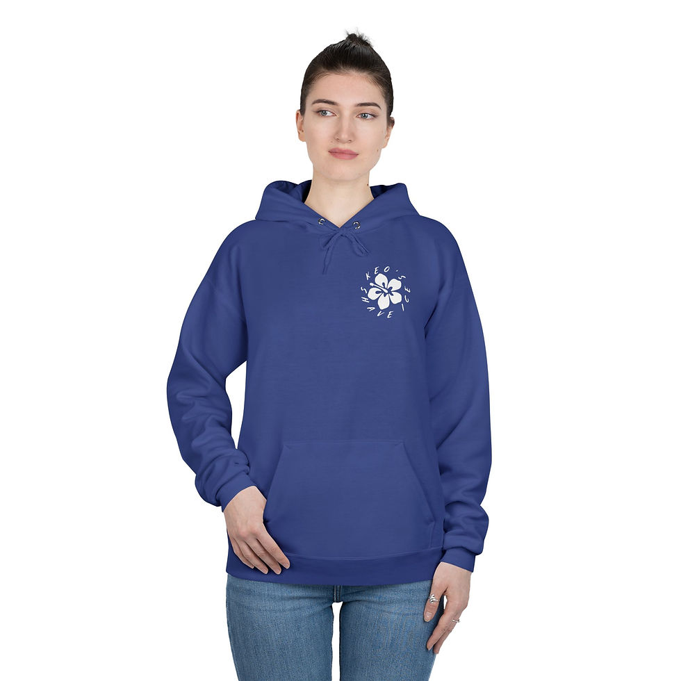 Thumbnail: Pullover Hoodie with Flower Design 