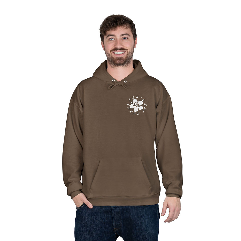 Thumbnail: Pullover Hoodie with Flower Design 