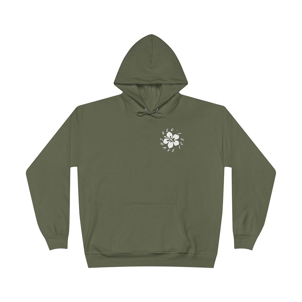 Thumbnail: Pullover Hoodie with Flower Design 