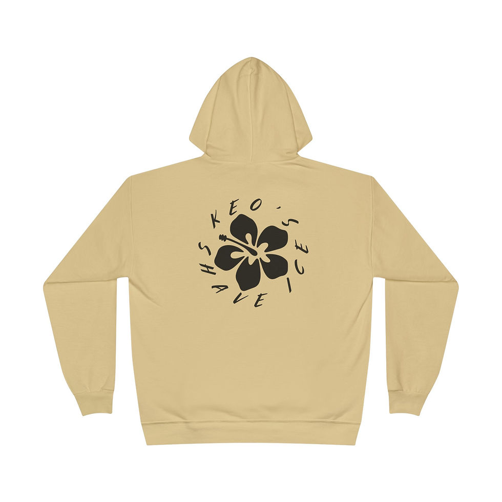 Thumbnail: Pullover Hoodie with Flower Design 