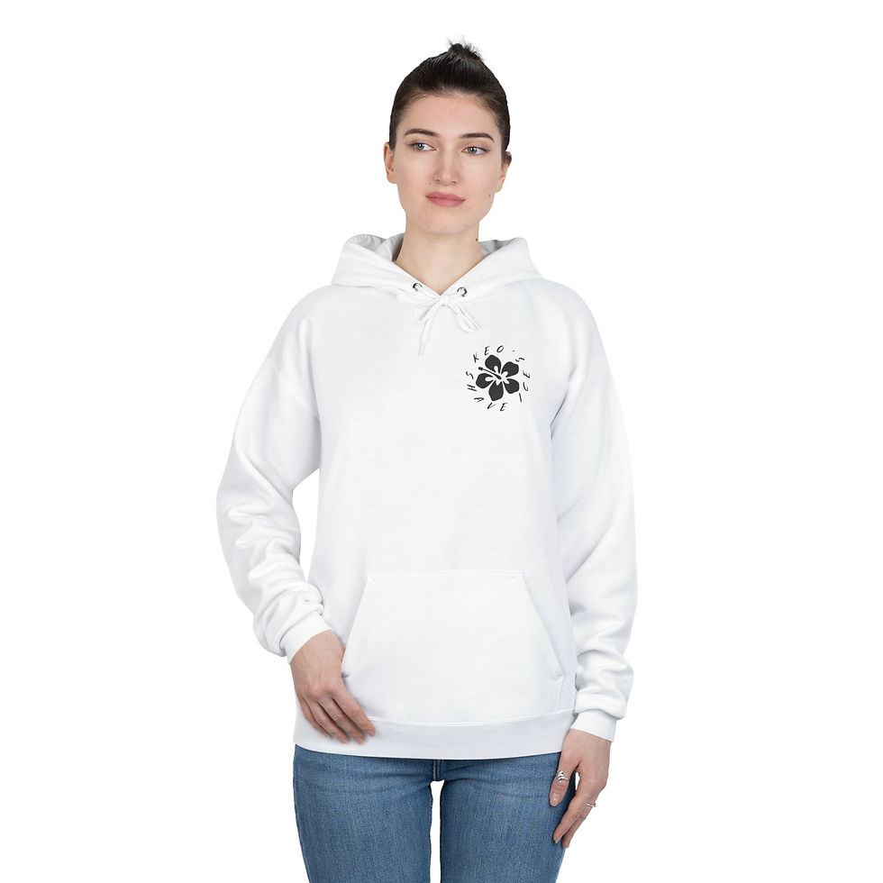 Thumbnail: Pullover Hoodie with Flower Design 