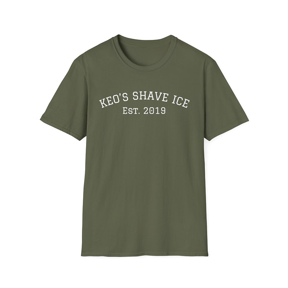 Thumbnail: Keo's Shave Ice T-Shirt — Established 2019 Vintage Logo Tee