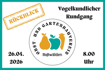 Vogelkundlicher Rundgang