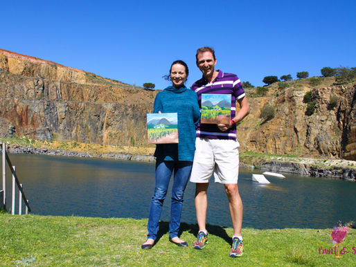 Paint & Sip Experience in support for Community Development Projects