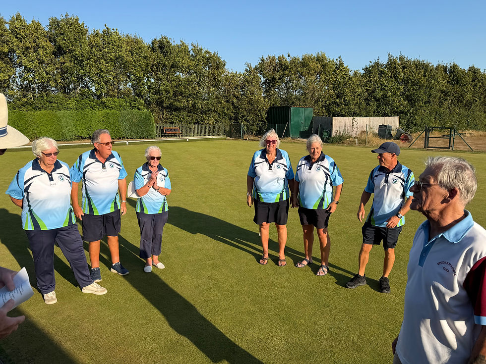 The Witterings Teams in the Rother Valley Triples.