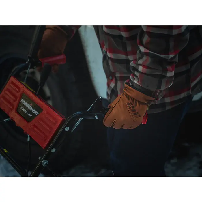 Thumbnail: TLDWP-08 Fleece Lined Buffalo Leather Driver Winter Work Glove