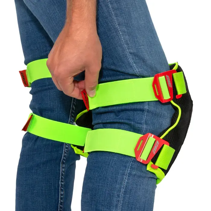 Thumbnail: GKP-88 Breathable Mesh Gel Core Foam Knee Pads with Hi-Viz Straps