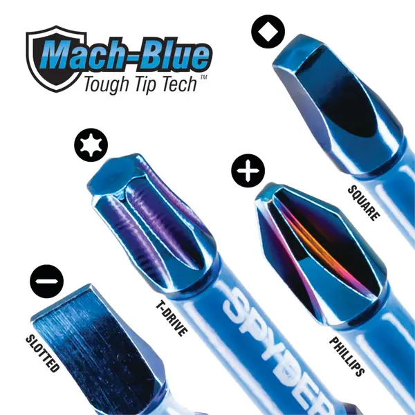 Thumbnail: Mach-Blue™  1" PH1 Impact Driver Bit  (2-Pack)