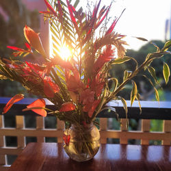 Sunset from our terrasse