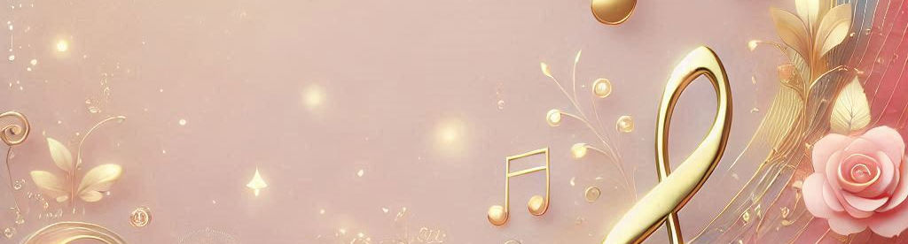 A soft pink and gold musical background.png
