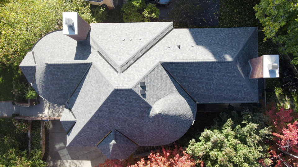 Roof Replacement Completed by Roof Co Asphalt Shingles