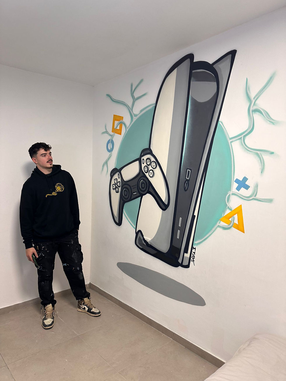 שירלי, ציור קיר בחדר ילדים