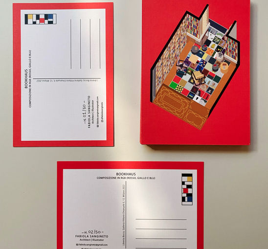 BOOKHAUS - Composizione in RGB (Rosso, giallo e blu). Postcard.jpg.jpg
