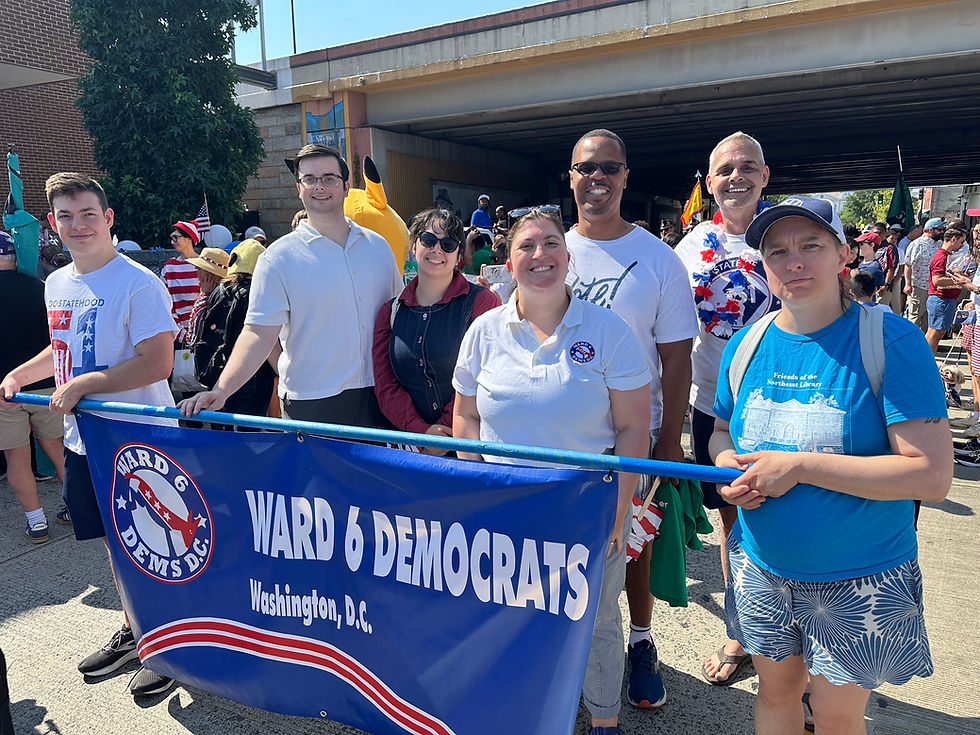 Parade with the Ward 6 Dems: Saturday, July 4