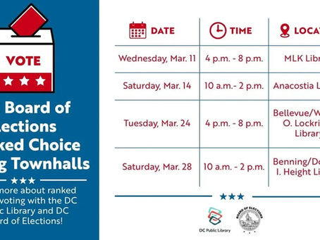 Ranked Choice Voting Townhalls