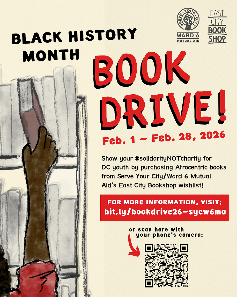 Dems Care: Support the SYC/W6MA Black History Month Book Drive