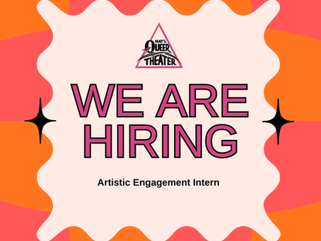 HIRING: Artistic Engagement Intern