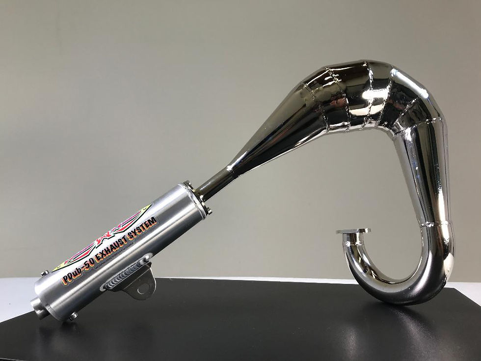 Thumbnail: PW 50 HP Pipe  and Silencer. THE P-DUB PIPE 