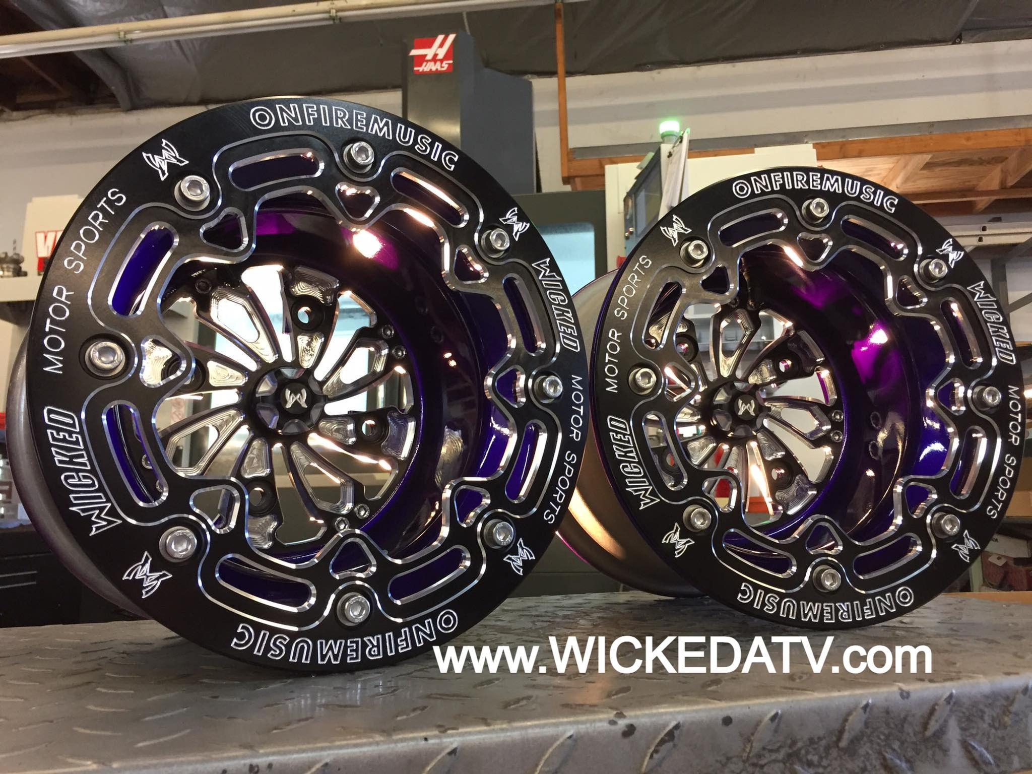 The Slasher with  Beadlock Billet Set - Yamaha Bolt Pattern