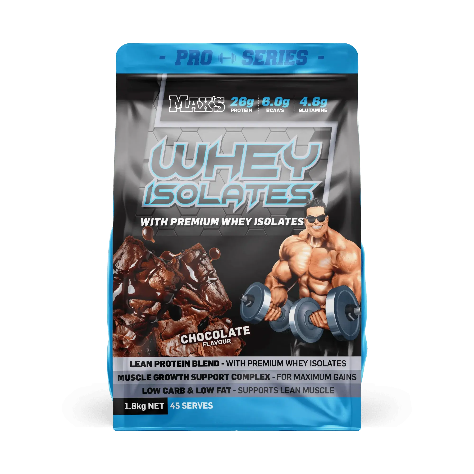 MAX'S  WHEY ISOLATE 1.8KG