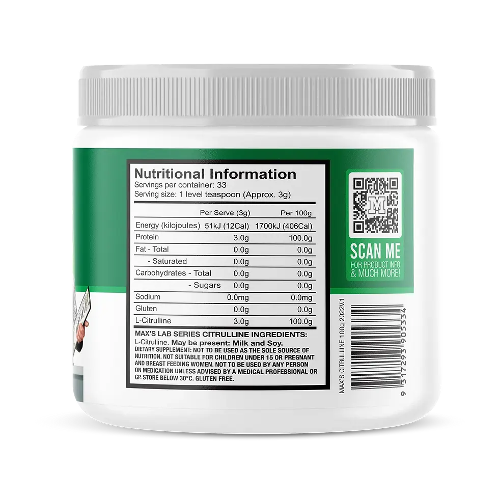 Thumbnail: MAX'S CITRULLINE
