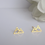 Thumbnail: Mountain Stud Earrings. Gold Mountain Stud Earrings.